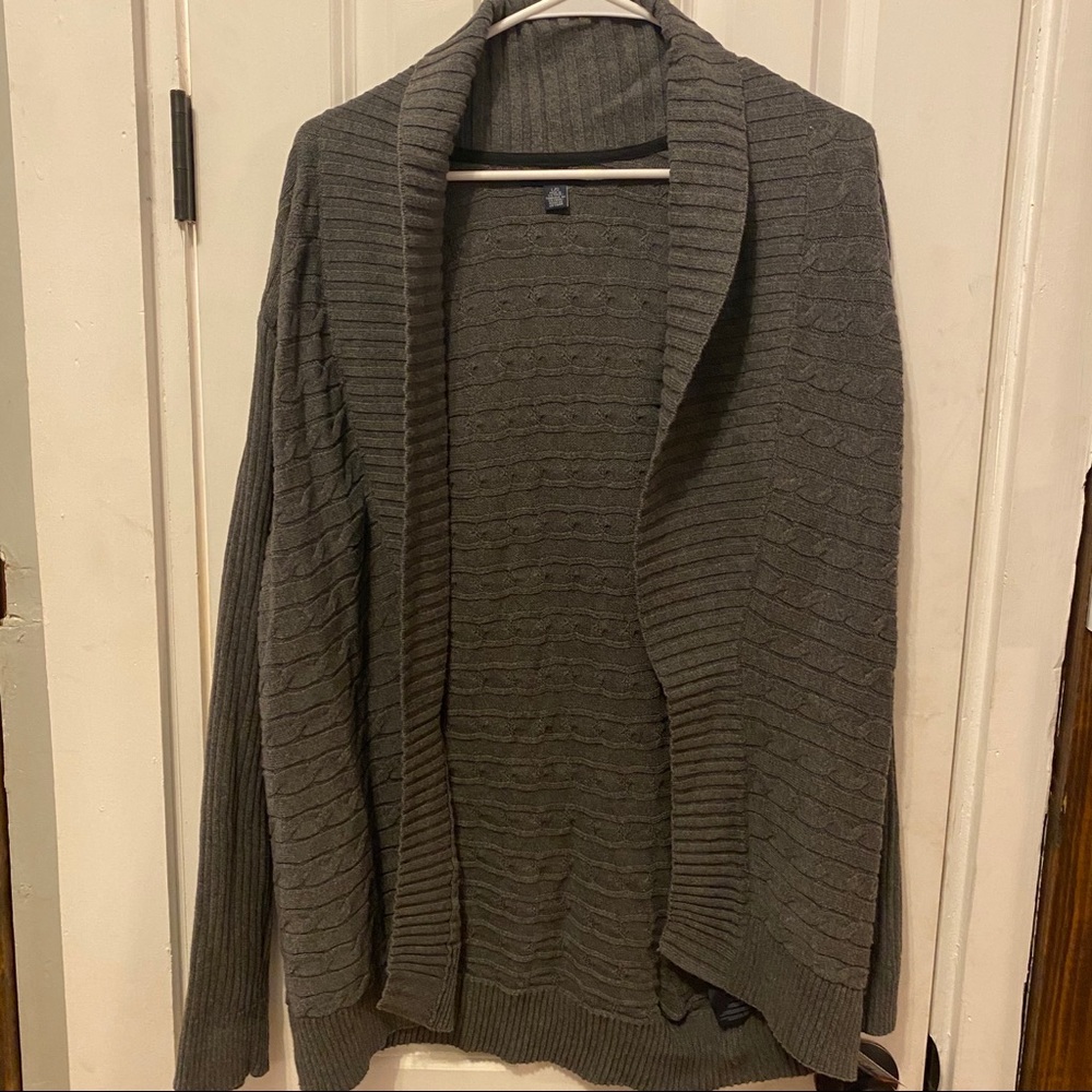 Tommy Hilfiger Cable Knit Grey Cardigan